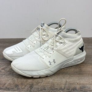 Under Armour Project Rock 2 Training Shoes White | Women’s 7